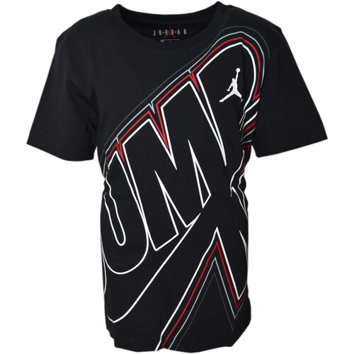 Abbigliamento Bambino T-shirt maniche corte Nike 95B566 Nero