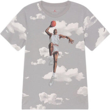 Abbigliamento Bambino T-shirt maniche corte Nike 95B476 Grigio