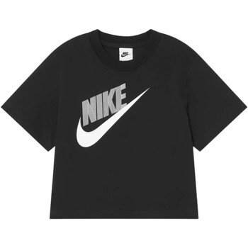 Abbigliamento Bambina T-shirt maniche corte Nike DV0349 Nero