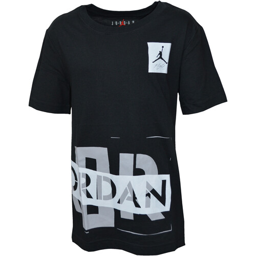 Abbigliamento Bambino T-shirt maniche corte Nike 95B568 Nero