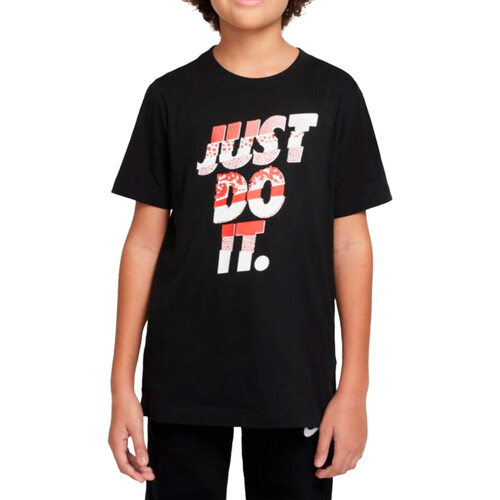 Abbigliamento Bambino T-shirt maniche corte Nike DO1822 Nero