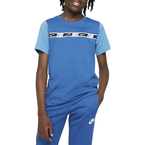 Abbigliamento Bambino T-shirt maniche corte Nike DQ5102 Blu