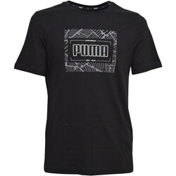 Abbigliamento Uomo T-shirt maniche corte Puma 672129 Nero