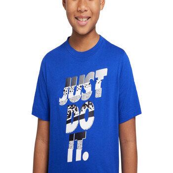 Abbigliamento Bambino T-shirt maniche corte Nike DO1822 Blu