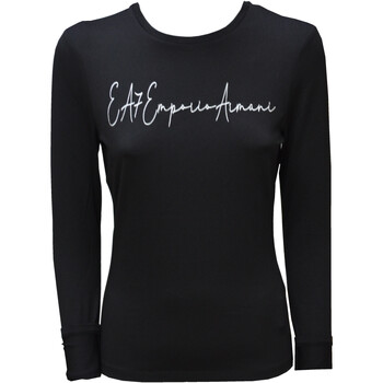 Abbigliamento Donna T-shirts a maniche lunghe Emporio Armani EA7 6LTT30-TJDFZ Nero