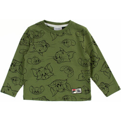 Abbigliamento Bambino T-shirts a maniche lunghe Fila FAK0113 Verde