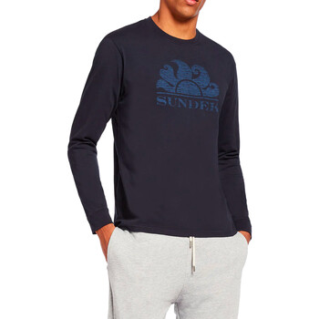 Abbigliamento Uomo T-shirts a maniche lunghe Sundek M021TSJ78OT Blu