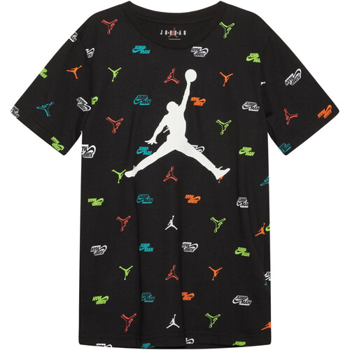Abbigliamento Bambino T-shirt maniche corte Nike 95B825 Nero
