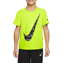 Abbigliamento Bambino T-shirt maniche corte Nike 86J143 Verde