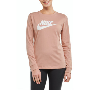 Abbigliamento Donna T-shirts a maniche lunghe Nike BV6171 Rosa
