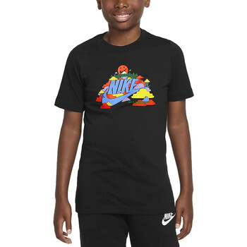 Abbigliamento Bambino T-shirt maniche corte Nike DX1148 Nero