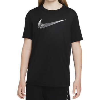 Abbigliamento Bambino T-shirt maniche corte Nike DM8535 Nero
