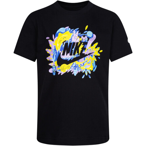 Abbigliamento Bambino T-shirt maniche corte Nike 86K522 Nero