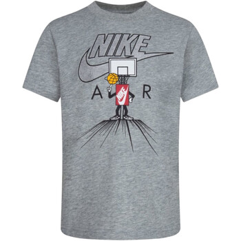 Abbigliamento Bambino T-shirt maniche corte Nike 86K607 Grigio