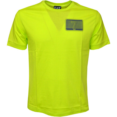 Abbigliamento Bambino T-shirt maniche corte Emporio Armani EA7 3RBT60-BJ02Z Giallo