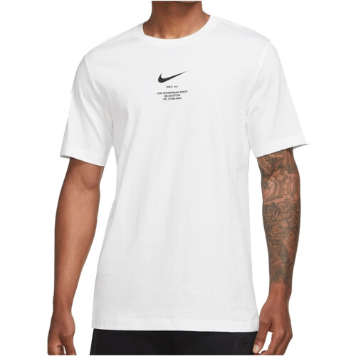 Abbigliamento Uomo T-shirt maniche corte Nike DZ2881 Bianco