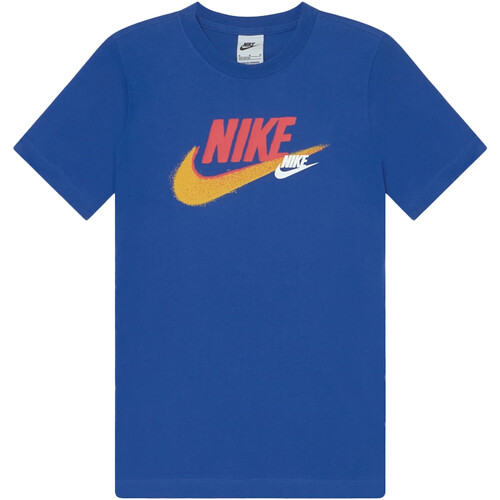 Abbigliamento Bambino T-shirt maniche corte Nike FD1201 Blu