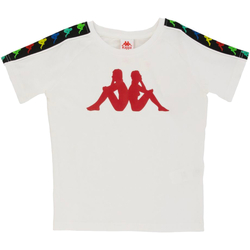 Abbigliamento Bambino T-shirt maniche corte Kappa 304KEF0 Bianco