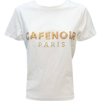 Abbigliamento Donna T-shirt maniche corte Café Noir JT0119 Bianco