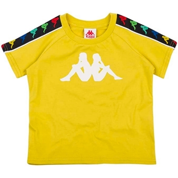 Abbigliamento Bambino T-shirt maniche corte Kappa 304KEF0 Giallo