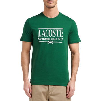 Abbigliamento Uomo T-shirt maniche corte Lacoste TH0322 Verde