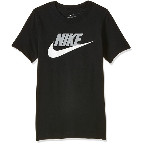 Abbigliamento Bambino T-shirt maniche corte Nike AR5252 Nero