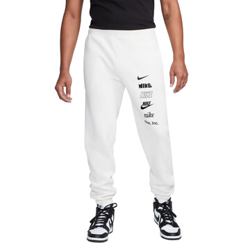 Abbigliamento Uomo Pantaloni da tuta Nike DX0795 Bianco