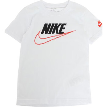 Abbigliamento Bambino T-shirt maniche corte Nike 86K613 Bianco
