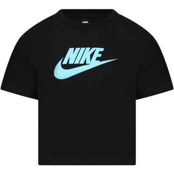 Abbigliamento Bambina T-shirt maniche corte Nike 36J530 Nero