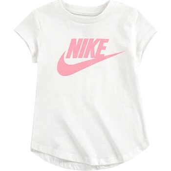 Abbigliamento Bambina T-shirt maniche corte Nike 36F269 Bianco