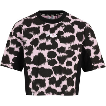 Abbigliamento Bambina T-shirt maniche corte Fila FAT0218 Nero