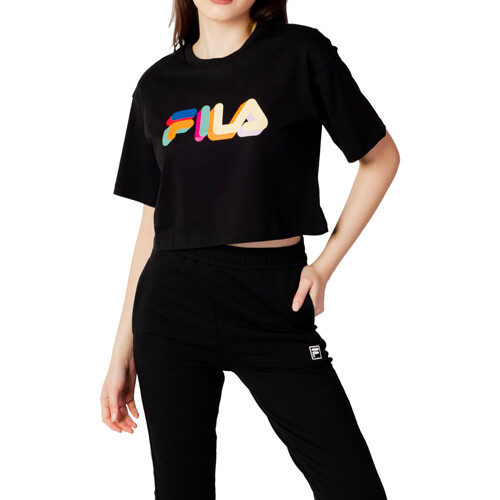 Abbigliamento Donna T-shirt maniche corte Fila FAW0448 Nero