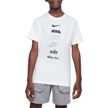 Abbigliamento Bambino T-shirt maniche corte Nike DX9510 Bianco