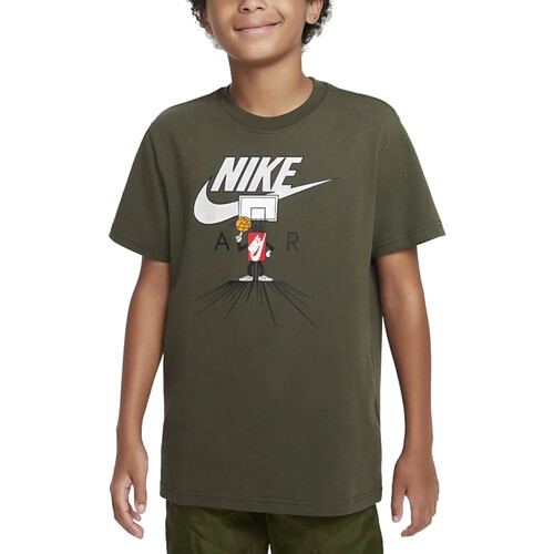 Abbigliamento Bambino T-shirt maniche corte Nike DX9527 Verde