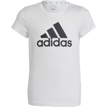 Abbigliamento Bambina T-shirt maniche corte adidas Originals IC6121 Bianco