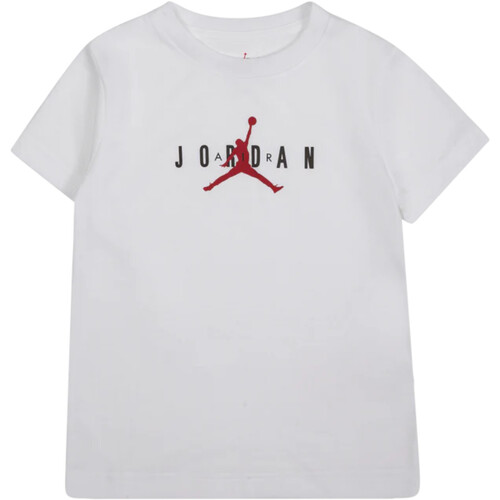 Abbigliamento Bambino T-shirt maniche corte Nike 85B922 Bianco