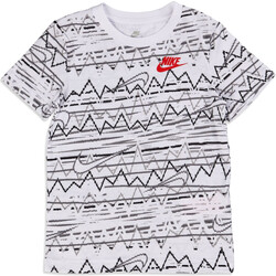 Abbigliamento Bambino T-shirt maniche corte Nike 86K615 Bianco