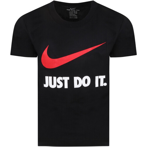 Abbigliamento Bambino T-shirt maniche corte Nike 8U9461 Nero