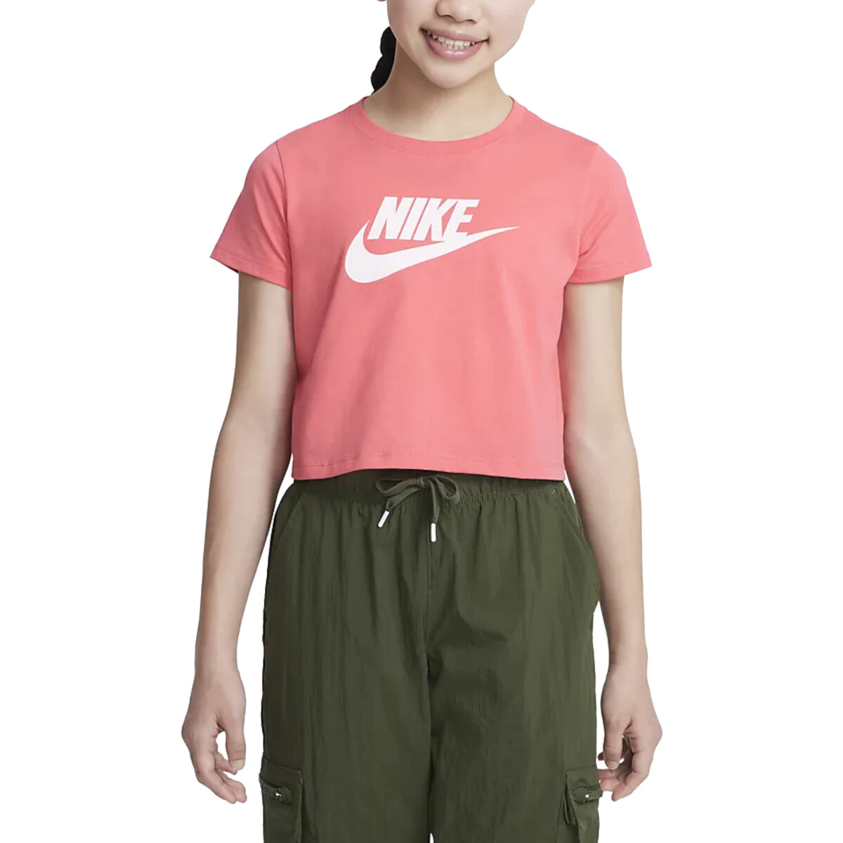 Abbigliamento Bambina T-shirt maniche corte Nike DA6925 Rosa
