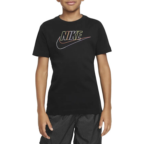 Abbigliamento Bambino T-shirt maniche corte Nike DX9506 Nero