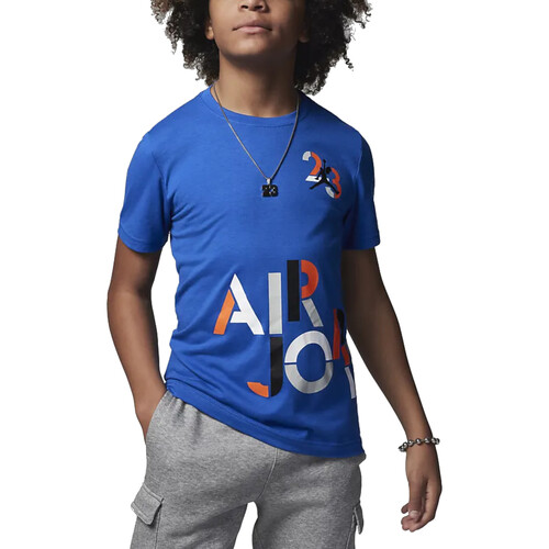 Abbigliamento Bambino T-shirt maniche corte Nike 95C182 Blu