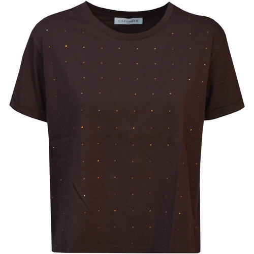 Abbigliamento Donna T-shirt maniche corte Café Noir JT0121 Marrone