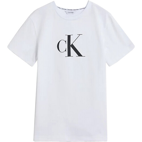 Abbigliamento Bambino T-shirt maniche corte Calvin Klein Jeans KZ0KZ00003 Bianco