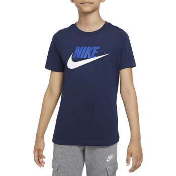 Abbigliamento Bambino T-shirt maniche corte Nike AR5252 Blu