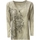 Abbigliamento Donna T-shirts a maniche lunghe Deha I75353 Beige