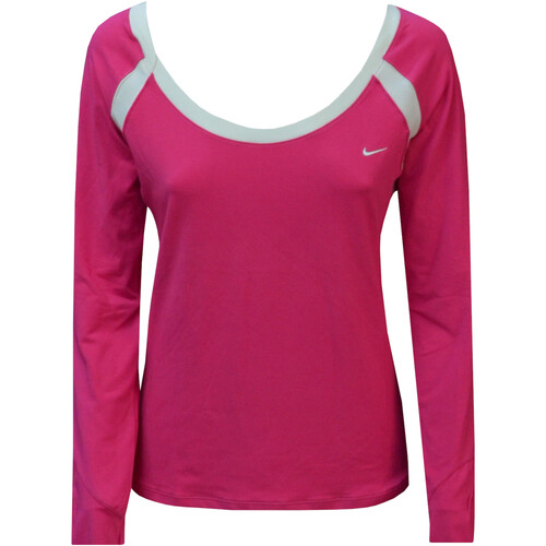 Abbigliamento Donna T-shirts a maniche lunghe Nike 146205 Rosa