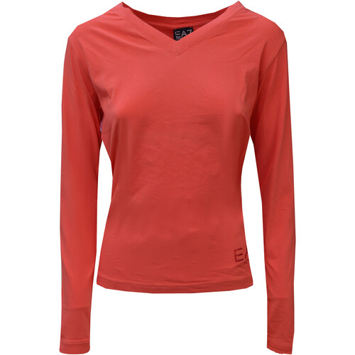 Abbigliamento Donna T-shirts a maniche lunghe Emporio Armani EA7 283078-9S201 Rosso