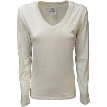 Abbigliamento Donna T-shirts a maniche lunghe adidas Originals L09855 Bianco