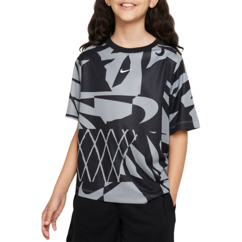 Abbigliamento Bambino T-shirt maniche corte Nike FB1287 Nero