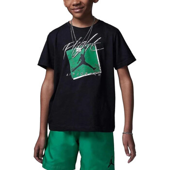 Abbigliamento Bambino T-shirt maniche corte Nike 95C346 Nero
